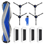 HASTHIP Replacement Parts for Ecovacs T30 PRO Omni featuring 10Pcs Kit with Brushes and Filters