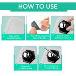 HASTHIP Caster Wheel for Furniture and DIY Projects featuring 360° Swivel | 4pcs 200kg Load