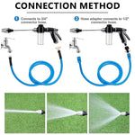 HASTHIP® Pressure Water Gun for Car Washing, 3 Spray ModesHigh-Pressure Fan Spray Gun with Built-in Foam Bottle, Adjustable Nozzle Foam Sprayer for Vehicle Cleaning, Garden Watering