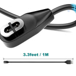 HASTHIP® Cable de Carga Magnético para Auriculares Shokz,Compatible con Aftershokz Aeropex AS800,OpenRun Pro OpenRun Mini OpenComm Conductor de Carga Rápida y Segura 3.3ft