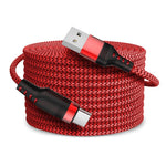 HASTHIP® Cable USB a Tipo C 10FT 62W PD Carga Rápida Trenzado de Nailon, Transmisión de Datos 480Mbps, Compatible con iPhone 16/15, Galaxy S24/S23, MacBook, Tableta, Portátil