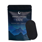 HASTHIP® Cinta Bucal Antirronquidos 90 Tiras para Dormir, Mouth Tape Hipoalergénico y Adhesivo Fuerte para Evitar Respiración Bucal, Mejora la Respiración Nasal y el Descanso Nocturno - Negro