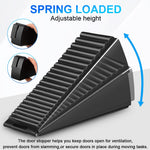 HASTHIP Door Stop for Standard Doors up to 3 in featuring Spring Loaded Design and Stainless Steel Base