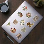 HASTHIP Vintage Stickers for Scrapbooking and Journals with 50Pcs Self Adhesive PVC Set | DIY Craft Embellishment Supplies