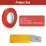 HASTHIP Plant Tying Tape for Garden and Greenhouse Use with 6 Rolls 98 ft Each | PE UV‑Resistant Material