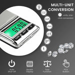 HASTHIP Digital Kitchen Weighing Scale for Home with 200g 0.01g Precision Sensors | Portable LCD Pocket Scale for Food and Jewellery