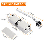 HASTHIP Door Closer for Home and Office with Adjustable Quiet Spring Mechanism | Zinc Alloy Silver 30 kg