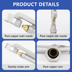 HASTHIP Automatic Rotating Sprinkler for Garden Lawn Irrigation with Aluminum Alloy Build