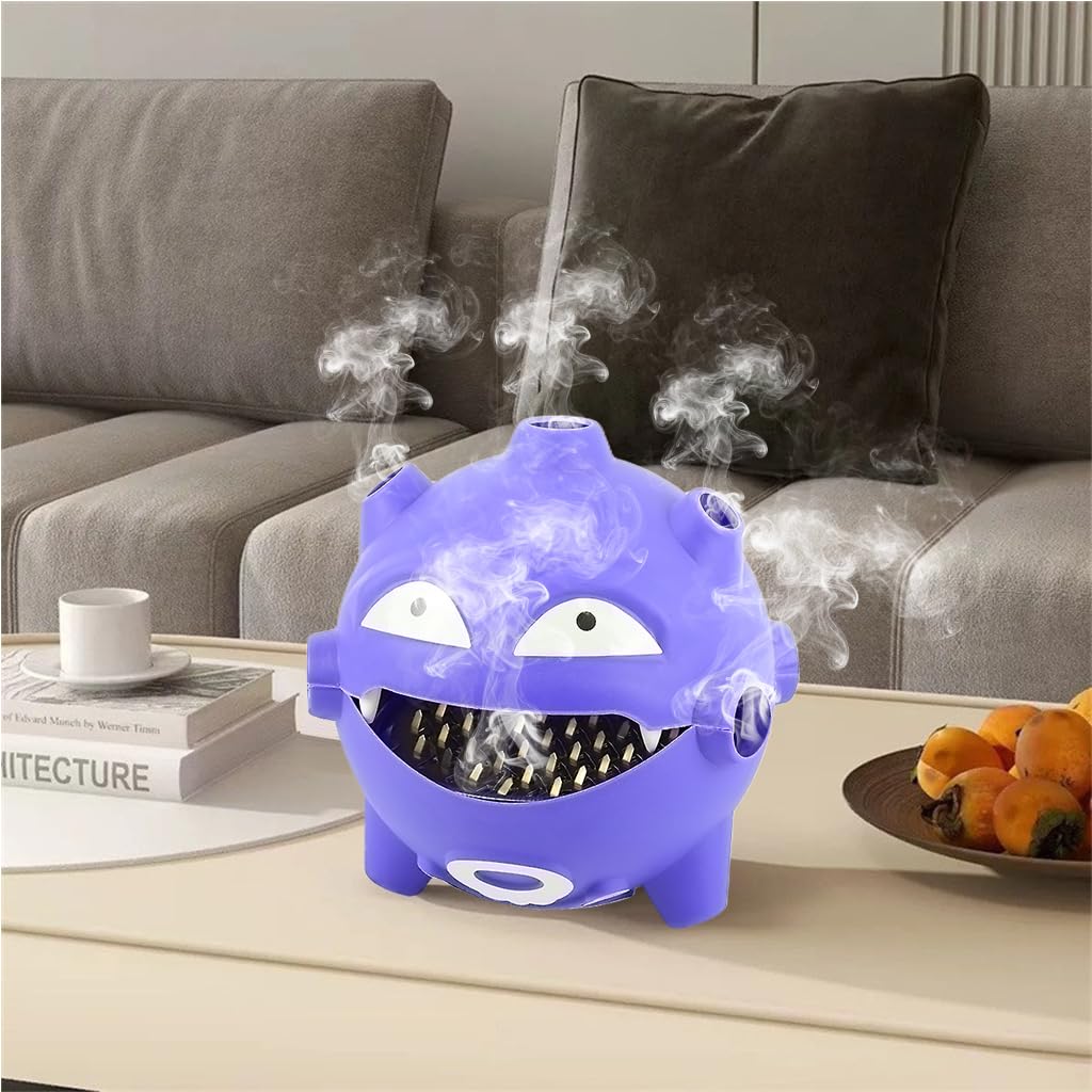 HASTHIP Mosquito Coil Incense Burner with Ash Catcher for Home and Office | Cute Monster Desk Organizer