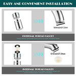 HASTHIP Tap Extender for Kitchen Sink with 360° Swivel and 2-Mode Spray | Stainless Steel