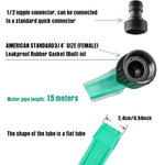 HASTHIP Garden Soaker Hose for Flower Beds and Vegetables featuring 15M PVC Build | Uniform Water Flow