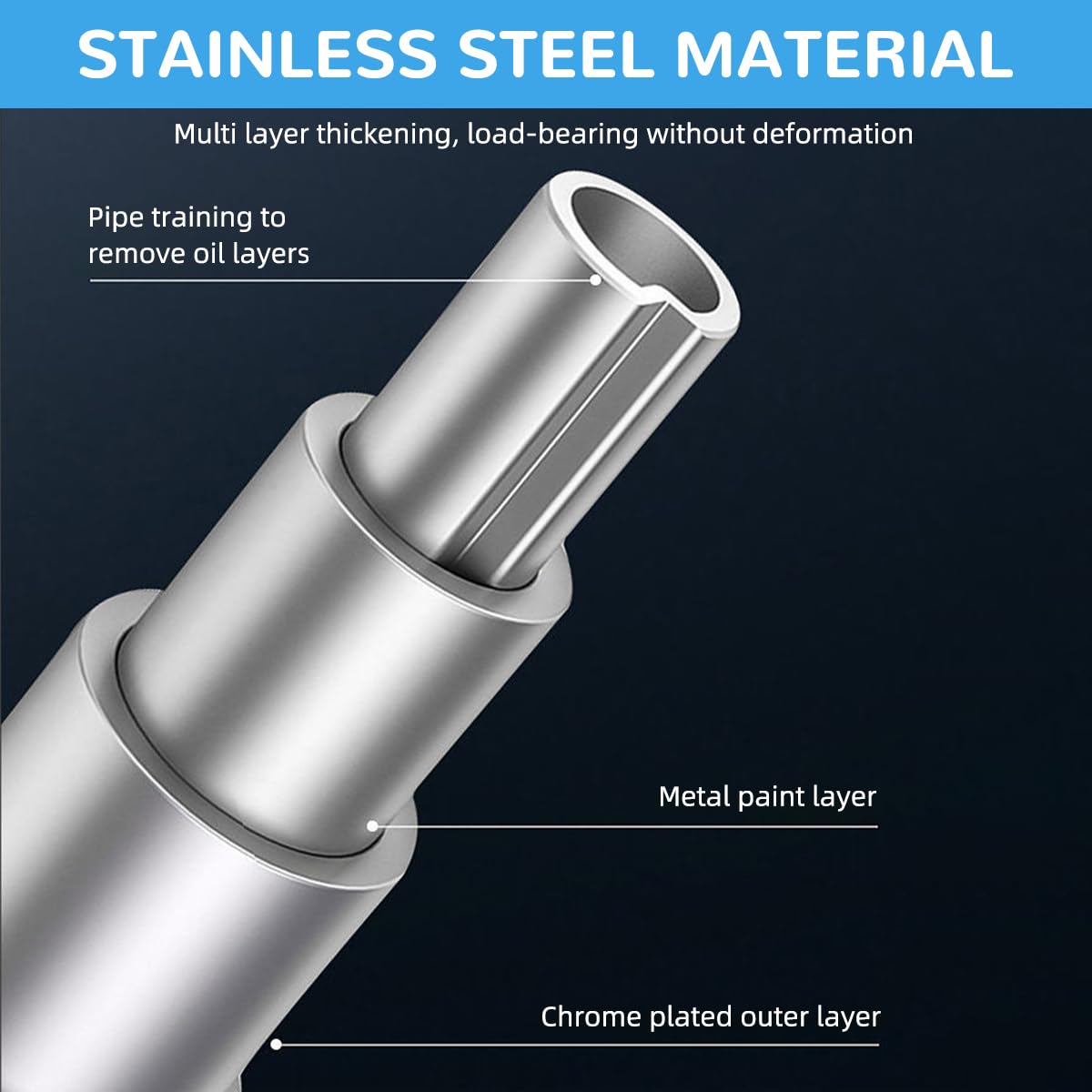 HASTHIP Bed Rail for Elderly Assistance with Anti Slip Handle and Wide Stable Base | Stainless Steel Support for Home Care