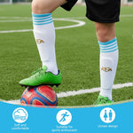 HASTHIP Compression Soccer Socks High Elastic Moisture Wicking Football Socks-M