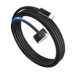 HASTHIP® PD 140W Cable USB C a Magnético 3 de Carga, 2M/6.6Ft Trenzado de Nylon 3 para MacBook Air (15''/13'' M4 2025, M3 2024, M2 2023/2022) y Pro (16"/14" 2024/2023/2021)