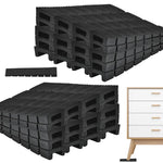 HASTHIP Furniture Leg Cap Anti Slip Shims 40 Pcs with 3.9 in Length | Recycled Plastic Leveling Pads