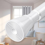 HASTHIP Retractable Curtain Rod for Windows and Showers featuring Anti Slip Pad | Adjustable 28.7–43 in Metal Tension Rod