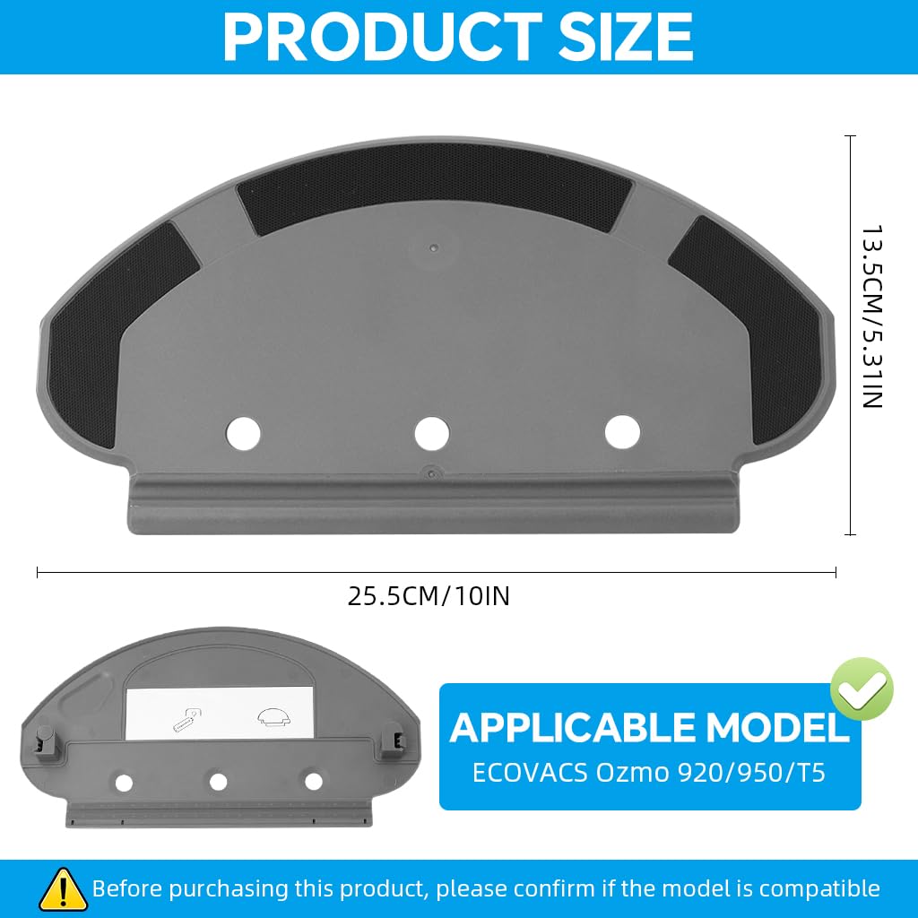 HASTHIP Replacement Mop Plate Holder for ECOVACS Ozmo 920 950 T5 with Water Distribution | Easy Installation