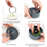 8 Pieces Blender Replacement Parts Extractor Blade for NutriBullet 600W & Pro 900W Series Includes Blender Base, Gaskets, Motor Coupler, Rubber Feet