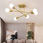 HASTHIP 6-Light Modern Metal Flush Mount Ceiling Light, E27