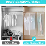 HASTHIP Hanging Garment Bag for Wardrobe Storage with Hook and Loop Closure | 60×50×120 cm PEVA Dust Cover