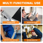 HASTHIP Aluminium Tape Waterproof for Bathroom and Kitchen Sealing with Strong Adhesive | 1.96 inch x 32.8 ft Silver Self Adhesive Repair Strip