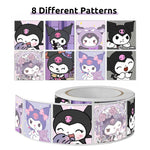 HASTHIP Kuromi Stickers for Journaling and DIY Crafts with 500pcs Vinyl Designs | Kawaii Gift Set