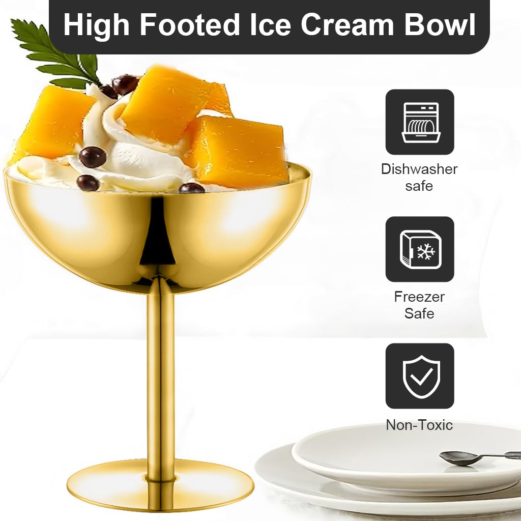 HASTHIP® Ice Cream Bowl 200 ml Stainless