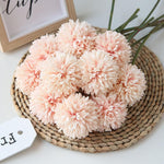 HASTHIP® 10pcs Artificial Flowers Chrysanthemum Ball Flowers for for Home Office