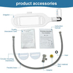 HASTHIP Jet Spray for Toilet Seat with Dual Nozzles and Press Control Handle | ABS Bidet Kit