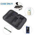 HASTHIP® Bolsa de Viaje para Medidor de Glucosa e Insulina,Estuche Organizador Portátil con Cremallera,Funda Compacta Tela Oxford Impermeable para Accesorios Diabéticos y Viajes