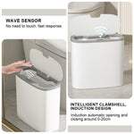 HASTHIP Smart Dustbin for Home with 12L Capacity featuring Motion Sensor Lid and Waterproof PP Design | Touchless Waste Bin for Kitchen or Bathroom