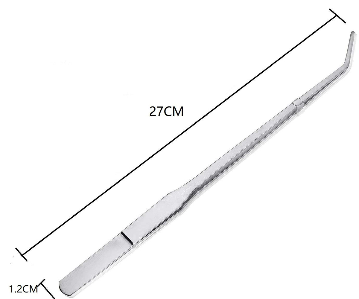 HASTHIP Tweezers for Aquarium with Straight Design and 27cm Size | Stainless Steel 2 PCS