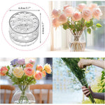 HASTHIP Flower Arrangement Stem Holder for Vase with Spiral Design and Crystal Acrylic Build