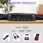 HASTHIP Electronic Drum Set for Beginners with 9 Pads and Dual Pedals | Portable Roll Up Design