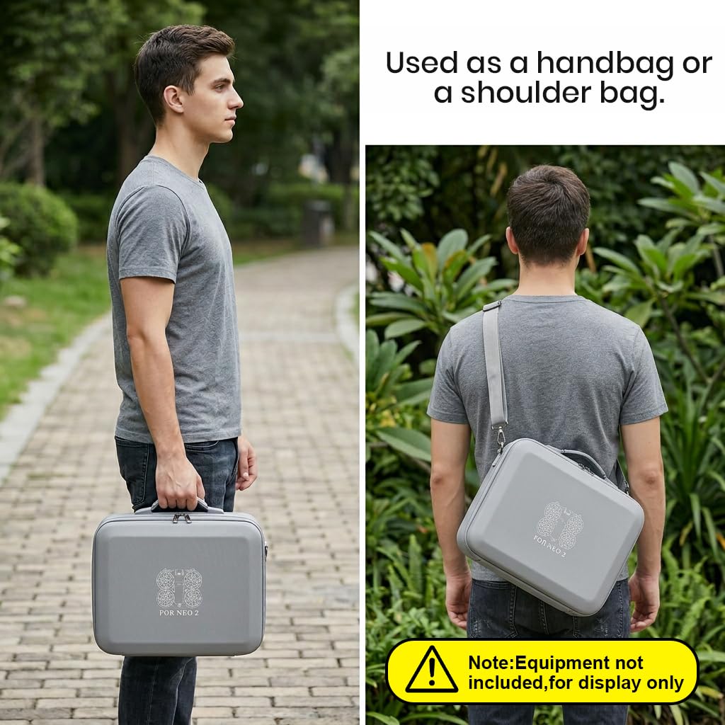 HASTHIP Waterproof Travel Carrying Case Compatible with DJI Neo 2 Drone Accessories (Case Only)