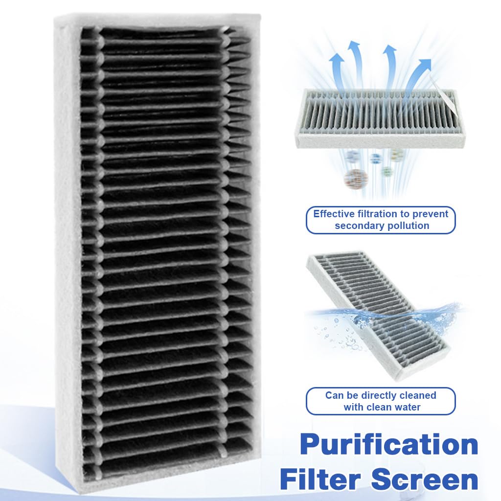 HASTHIP® Compatible with DEEBOT T80 OMNI/for Yeedi M14 Plus, 10Pcs Replacement Accessories Kit, with Main Roller Brush, Side Brushes, HEPA Filters, Dust Bags, and Microfiber Mopping Pad