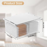 HASTHIP Under Desk Drawer Organizer for Bathroom and Office with No Drill Adhesive | Transparent 3.14 x 4.7 x 3.14 in Pull Out Storage Box