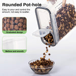 HASTHIP Food Storage Containers Set for Kitchen Pantry with Pour Outlet & Stackable 2.5L Design