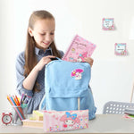 HASTHIP Melody School Supplies Set for Girls with Notebook Pens Stickers and Pouch | Cute Gift Idea
