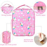 HASTHIP Kids Lunch Bag for School and Picnic with Reinforced Handle 22.5x10x27cm | Oxford Fabric