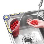 HASTHIP Kitchen Sink Strainer with 50pcs Filter Mesh Bags featuring Folding Self Adhesive Rack | Modern Space Saving Design