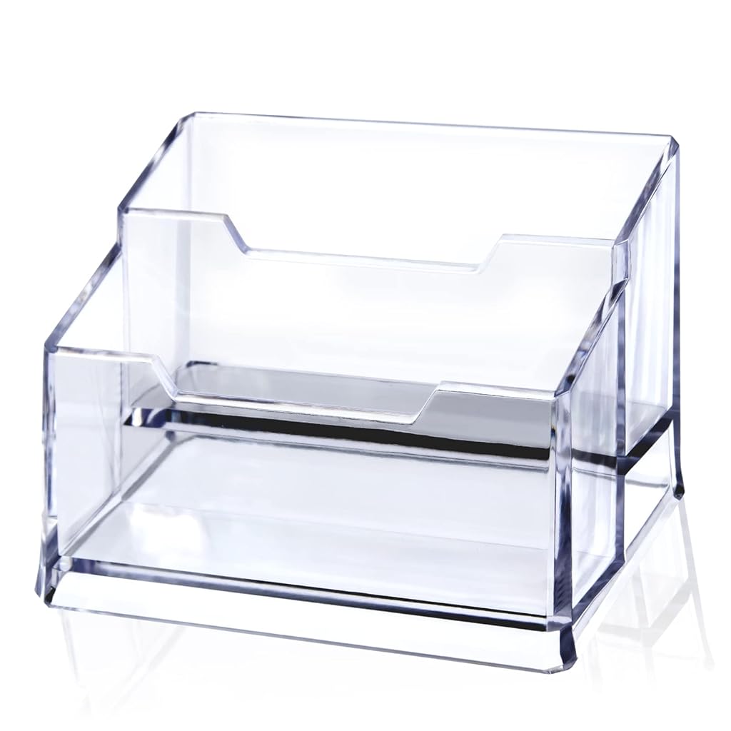 HASTHIP® Clear Acrylic Business Card Holde
