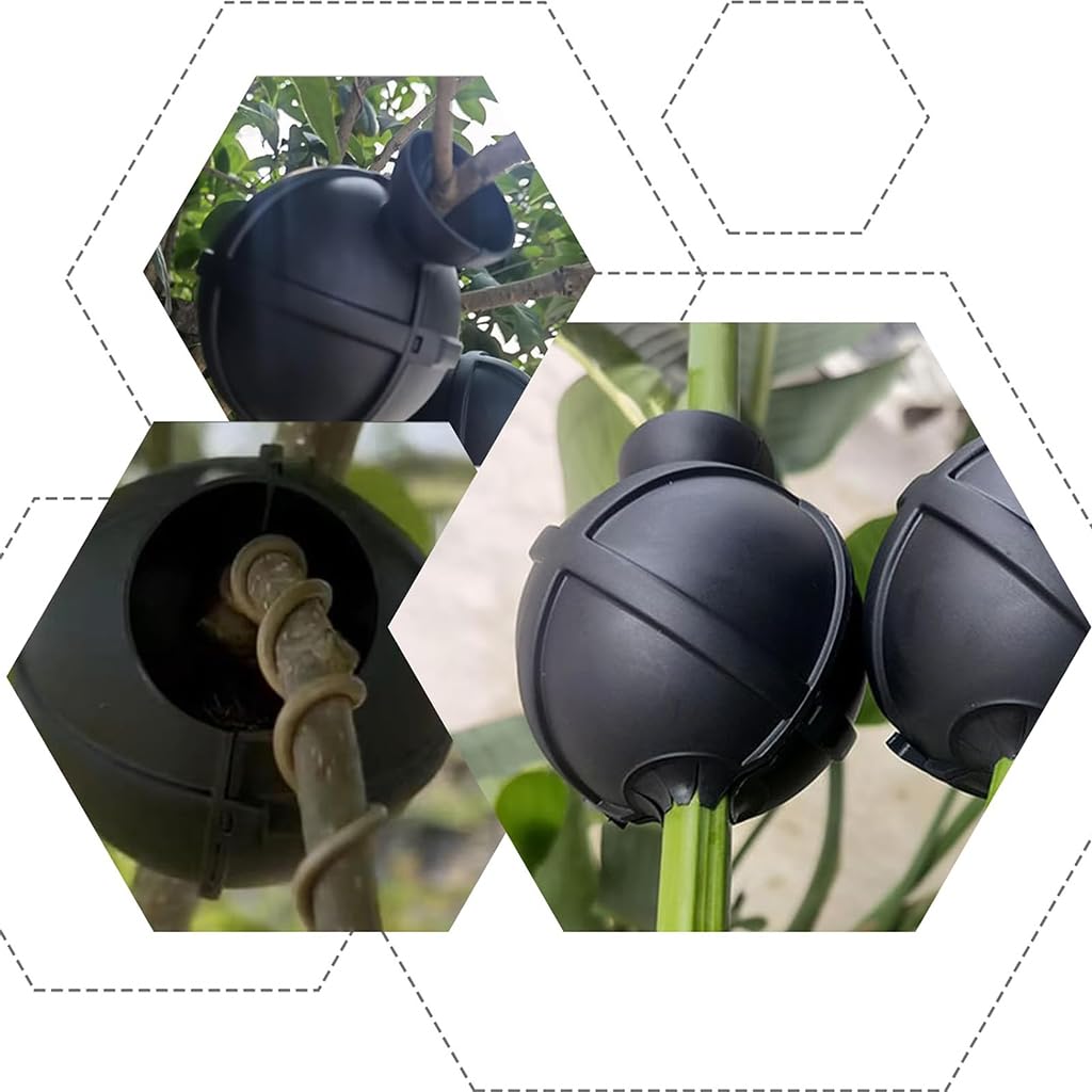 HASTHIP Plant Rooting Ball Set for Air Layering Propagation featuring 6 Reusable Pods