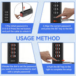 HASTHIP® 60cm Combination Cable Lock