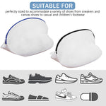 HASTHIP Laundry Bag for Shoes 17.7x11.8x11.8 in with Mesh Zipper Closure and Hanging Strap