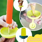 HASTHIP Silicone Popsicle Drip Catcher for Waffle Cones with Removable Plug | Pack of 4