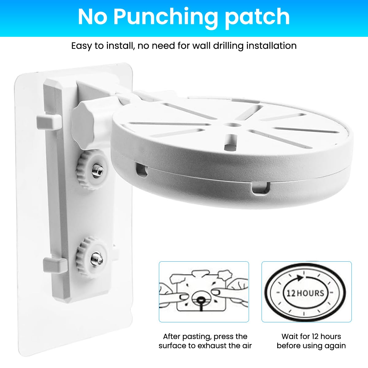 HASTHIP 2-Pack Baby Monitor Wall Mount with 145° Adjustable Angle