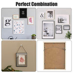 HASTHIP Wall Hooks for Photo Frames and Keys with Triangular Push Nail Design 40pcs White