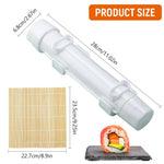HASTHIP Sushi Making Kit for Beginners with Roller Bazooka and 2PCS Bamboo Mat | DIY Home Rolls