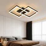 Hasthip Modern Geometric LED Ceiling Light with Remote Control & Dimmable Design